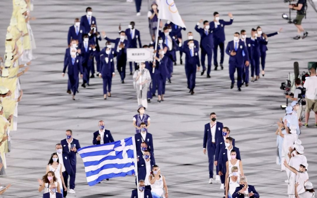 Greece leads the Parade of Nations at Tokyo 2020