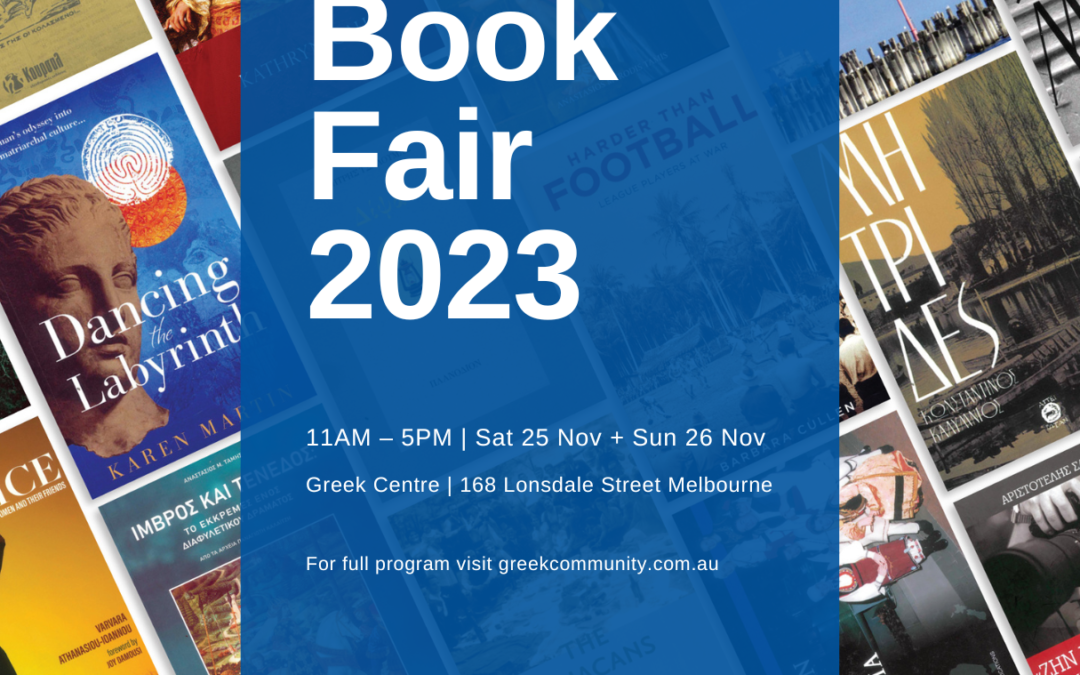 Melbourne’s Greek Book Fair 2023 a sell-out success…