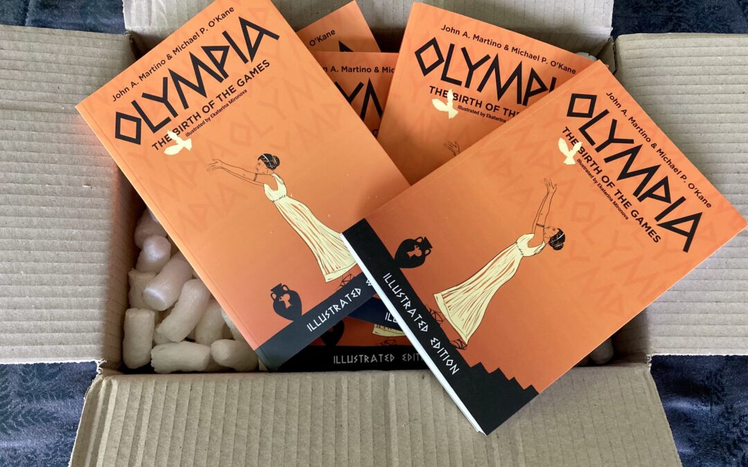 Review copies of the new illustrated edition arrive in Australia…